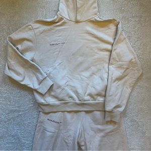 SALE ✨ Pangaia Heavyweight Sand Sweatshirt Hoodie & Sweatpants Sweatsuit
